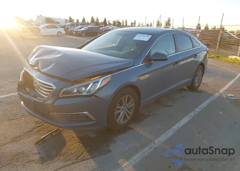 2015 Hyundai Sonata Se from USA, damaged, VIN 5NPE24AF0FH165732